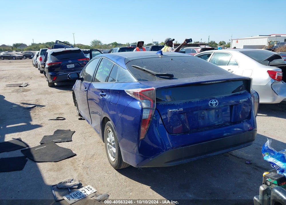 2016 TOYOTA PRIUS THREE VIN: JTDKARFU0G3519059