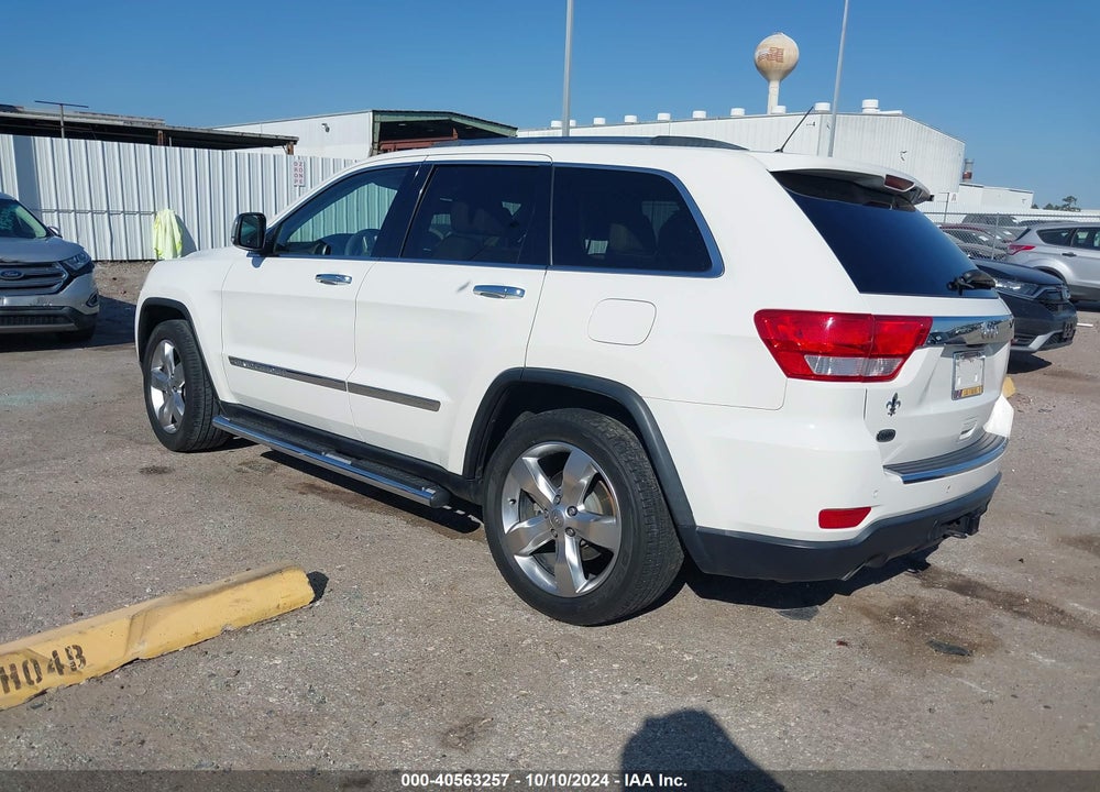 2012 GRAND JEEP  CHEROKEE OVERLAND VIN: 1C4RJECT5CC300790