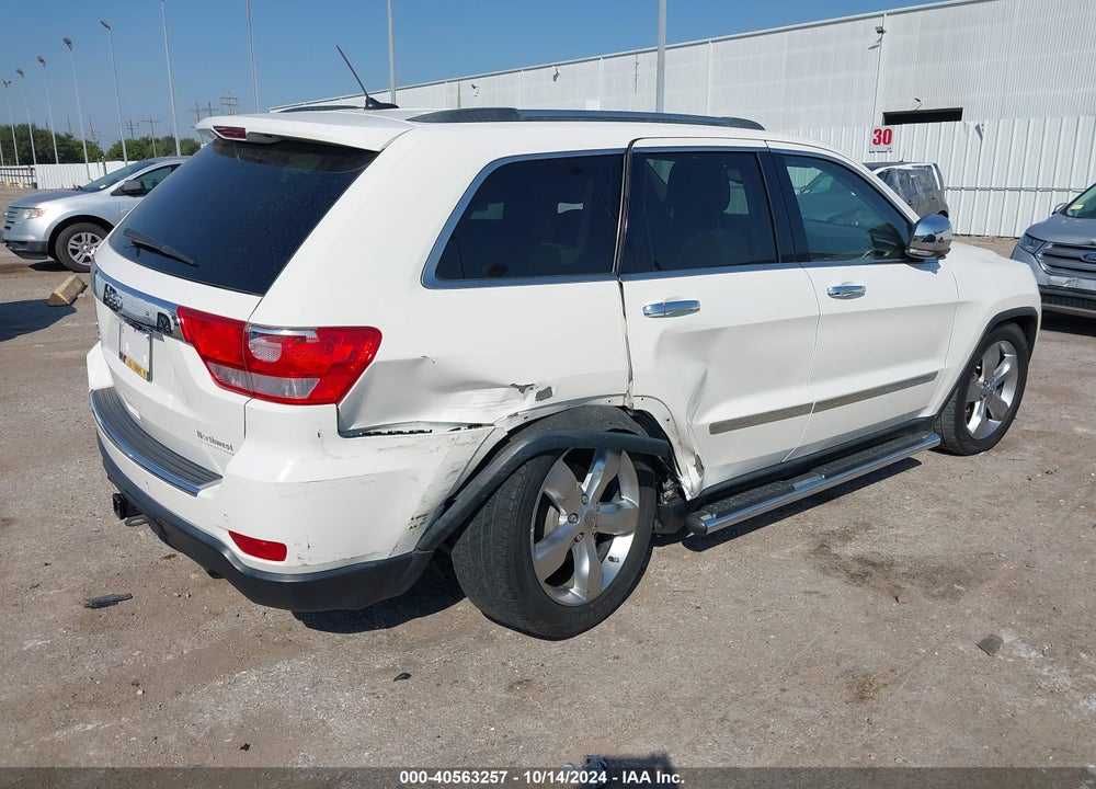 2012 GRAND JEEP  CHEROKEE OVERLAND VIN: 1C4RJECT5CC300790