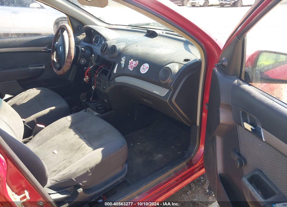 2007 CHEVROLET AVEO LS VIN: KL1TD56667B061854