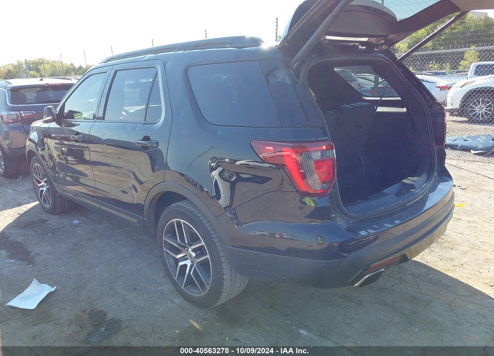 2017 FORD EXPLORER SPORT VIN: 1FM5K8GT5HGA98942