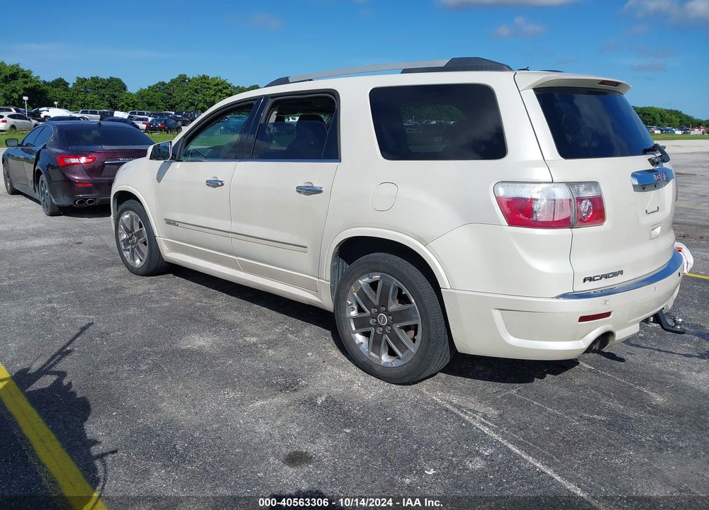 2012 GMC ACADIA DENALI VIN: 1GKKRTED9CJ237858
