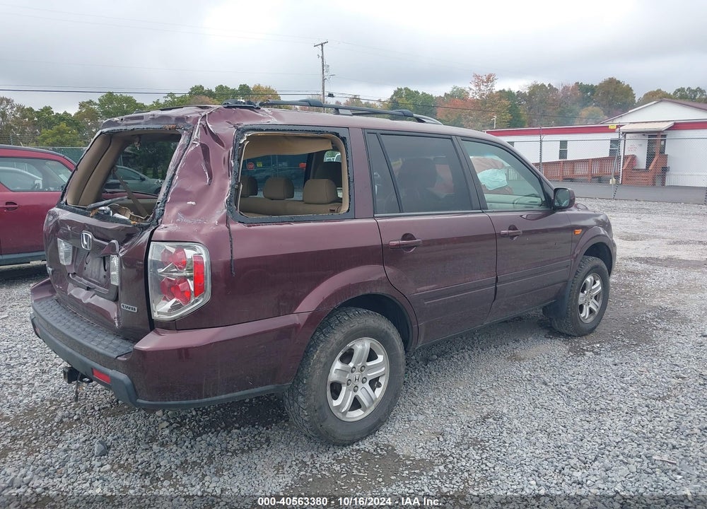 2008 HONDA PILOT VP VIN: 5FNYF18218B038024
