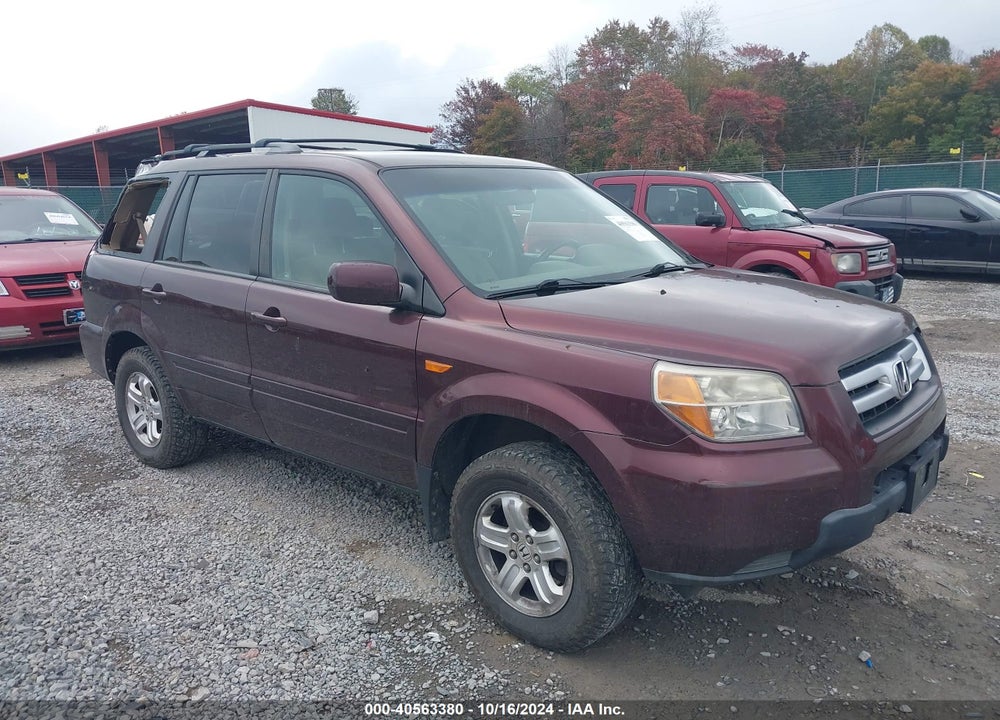2008 HONDA PILOT VP VIN: 5FNYF18218B038024