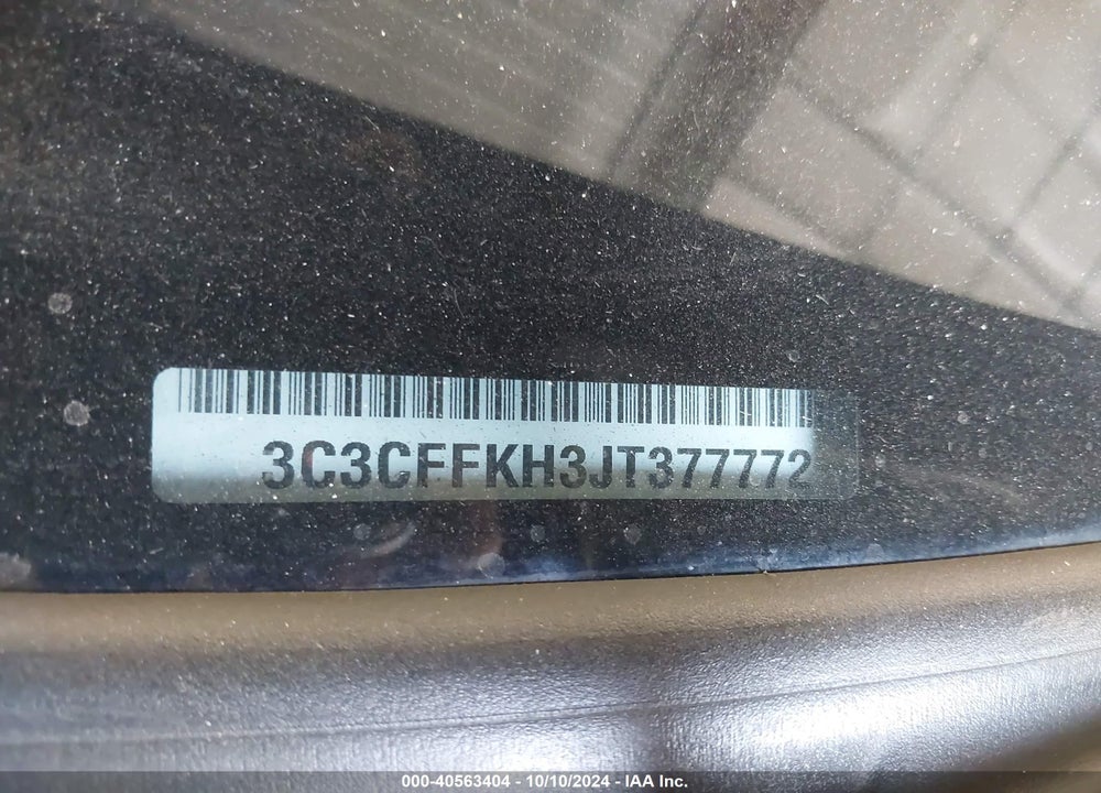 2018 FIAT 500 POP VIN: 3C3CFFKH3JT377772