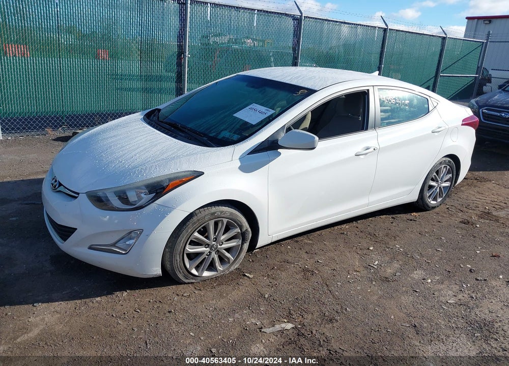 2014 HYUNDAI ELANTRA VIN: 5NPDH4AE5EH495995