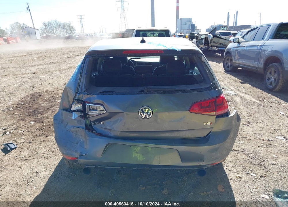 2017 VOLKSWAGEN GOLF TSI S 4-DOOR/TSI WOLFSBURG EDITION 4-DOOR VIN: 3VW117AU9HM074230
