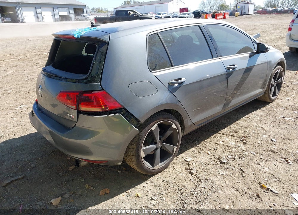 2017 VOLKSWAGEN GOLF TSI S 4-DOOR/TSI WOLFSBURG EDITION 4-DOOR VIN: 3VW117AU9HM074230