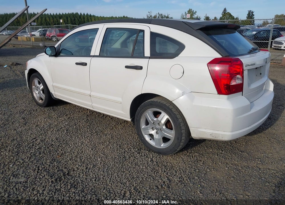 2007 DODGE CALIBER SXT VIN: 1B3HB48B37D571982