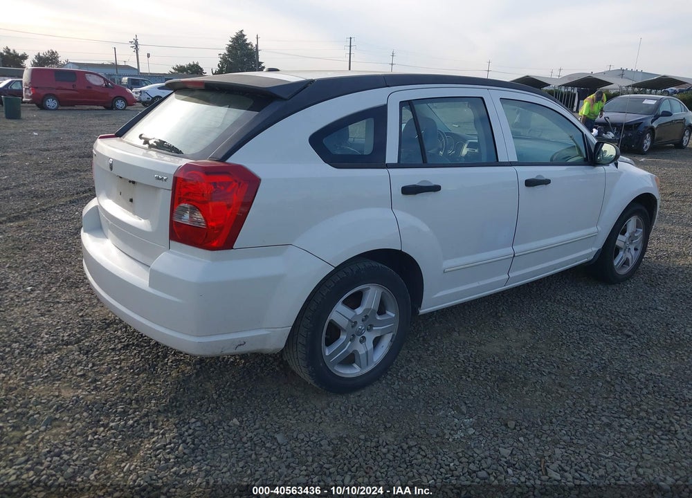 2007 DODGE CALIBER SXT VIN: 1B3HB48B37D571982