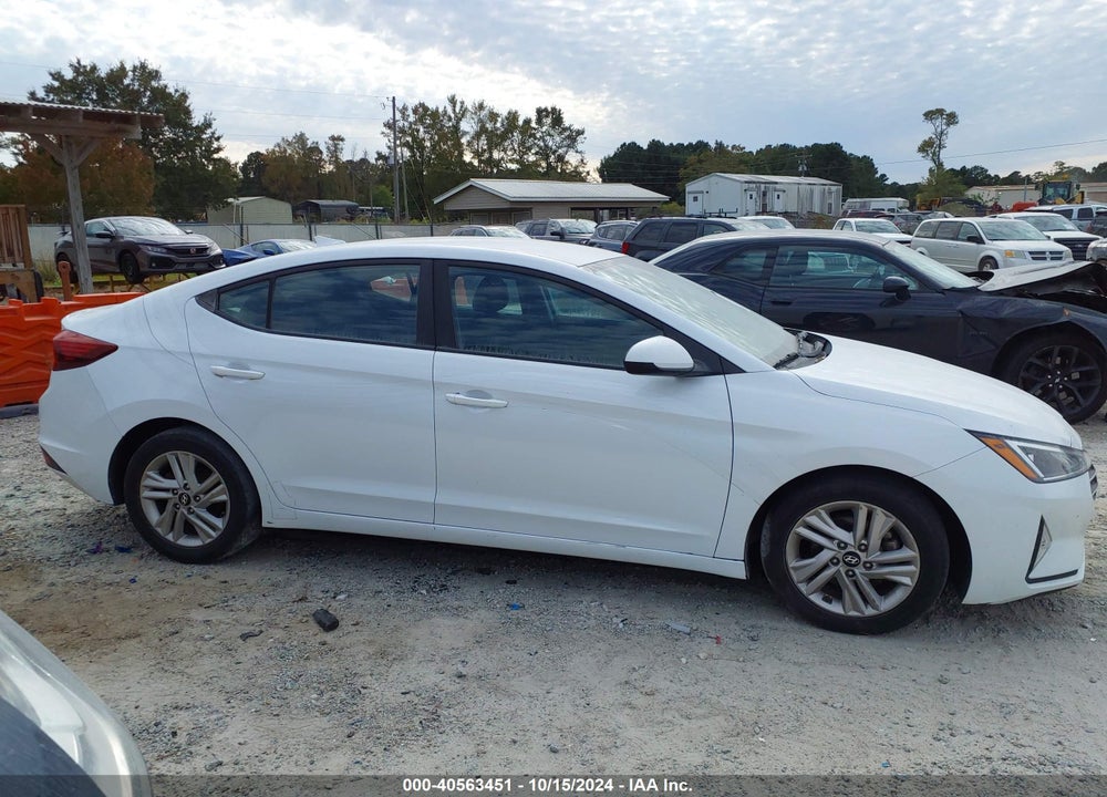 2019 HYUNDAI ELANTRA SEL VIN: 5NPD84LF0KH453512