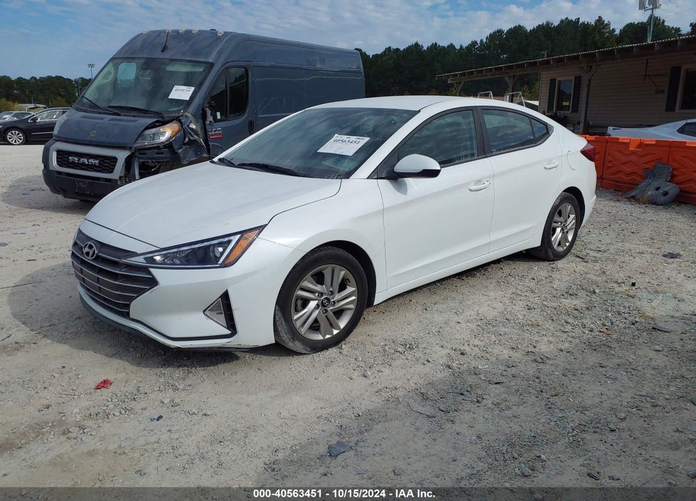2019 HYUNDAI ELANTRA SEL VIN: 5NPD84LF0KH453512