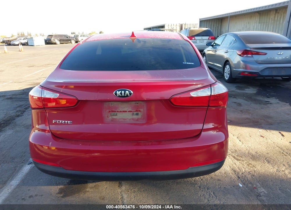 2016 KIA FORTE LX VIN: KNAFK4A66G5510684