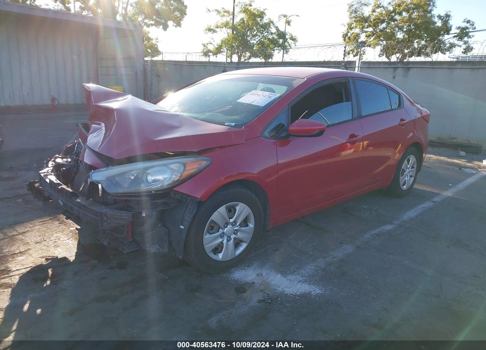 2016 KIA FORTE LX VIN: KNAFK4A66G5510684