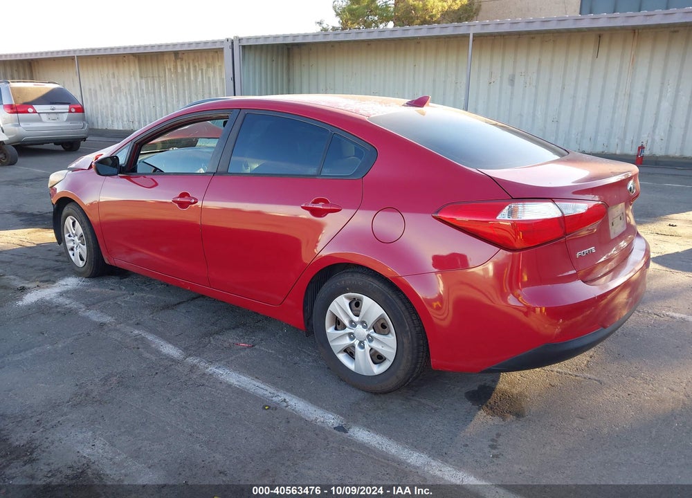 2016 KIA FORTE LX VIN: KNAFK4A66G5510684