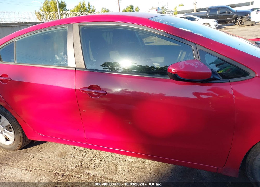 2016 KIA FORTE LX VIN: KNAFK4A66G5510684