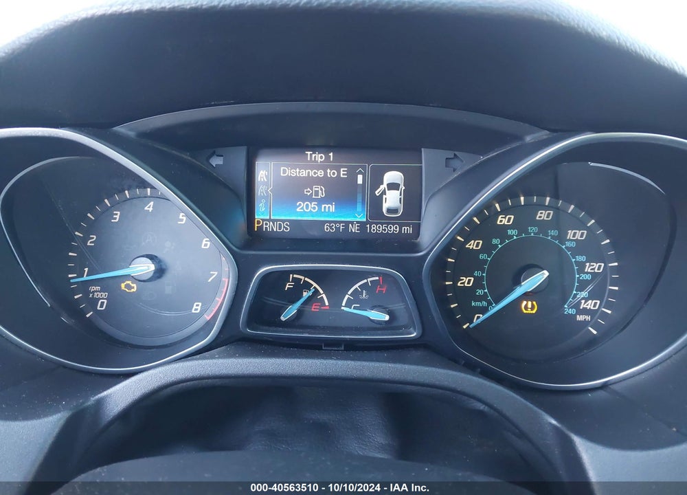 2013 FORD FOCUS TITANIUM VIN: 1FADP3J29DL187294