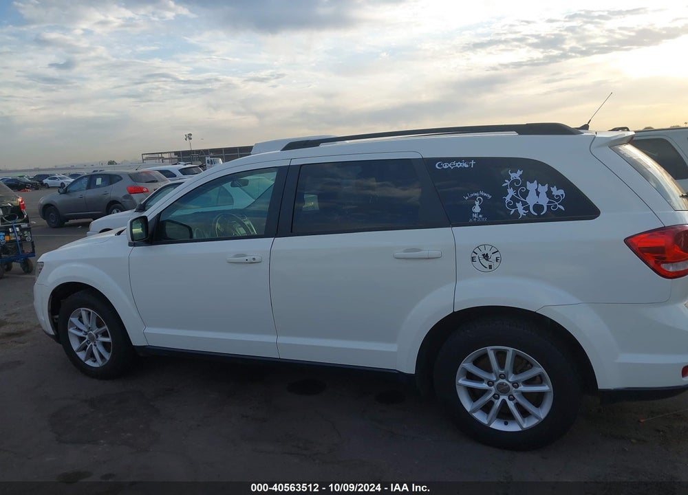 2016 DODGE JOURNEY SXT VIN: 3C4PDCBG0GT153182