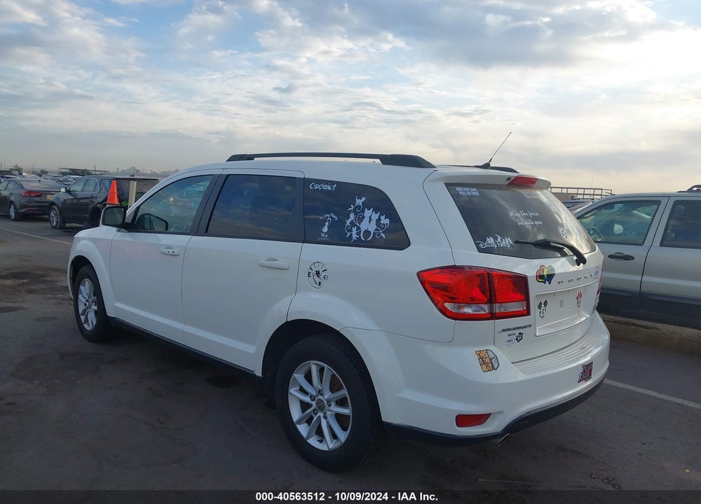 2016 DODGE JOURNEY SXT VIN: 3C4PDCBG0GT153182