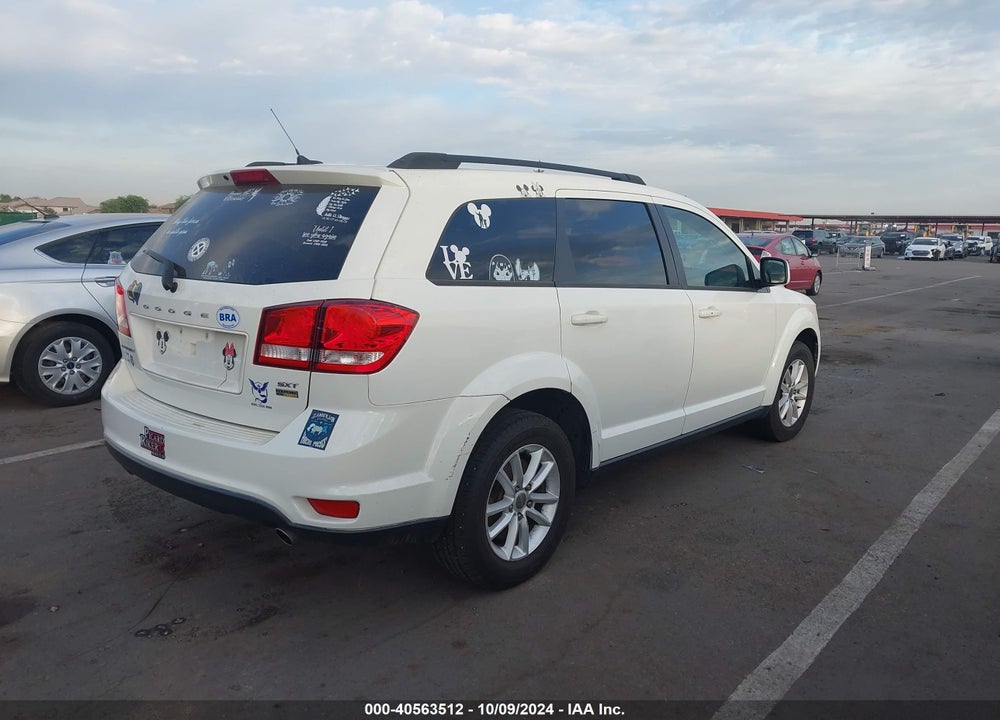 2016 DODGE JOURNEY SXT VIN: 3C4PDCBG0GT153182