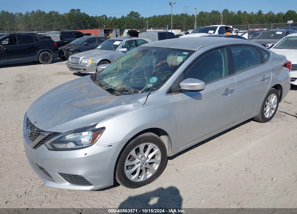 2018 NISSAN SENTRA SV VIN: 3N1AB7AP8JY225845