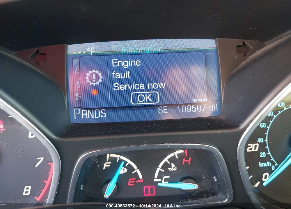2014 FORD ESCAPE S VIN: 1FMCU0F74EUA37957