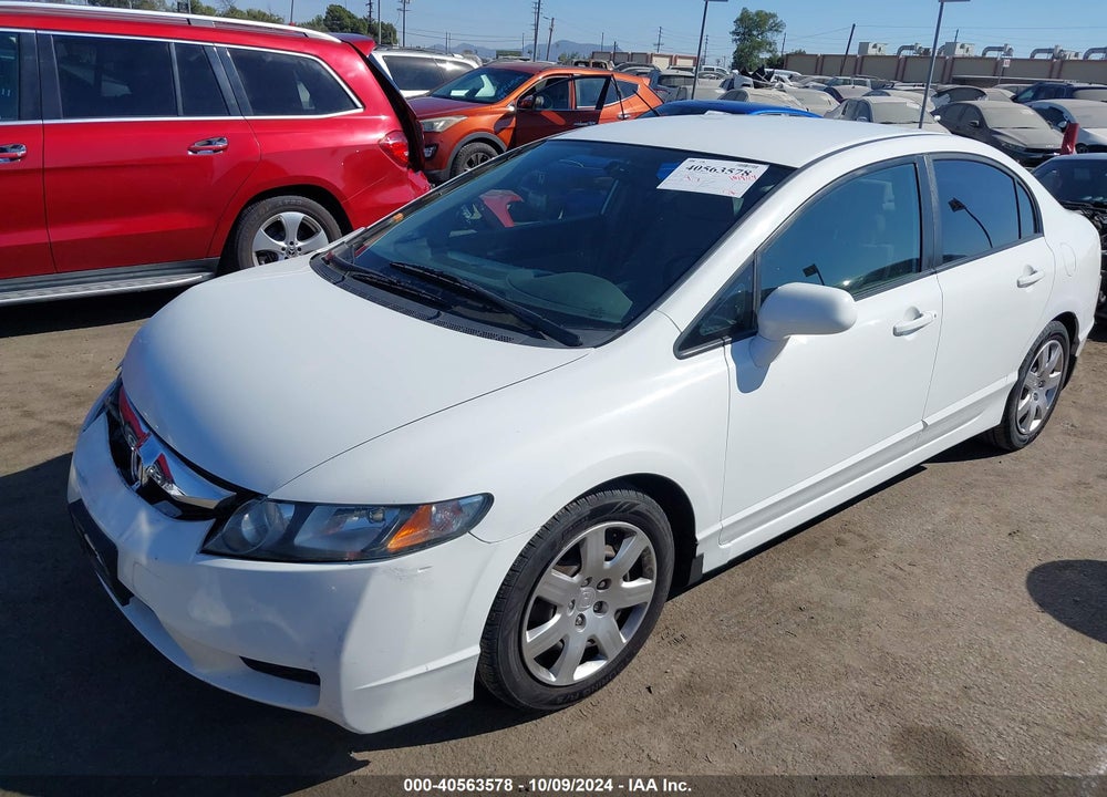 2010 HONDA CIVIC LX VIN: 19XFA1F58AE050184