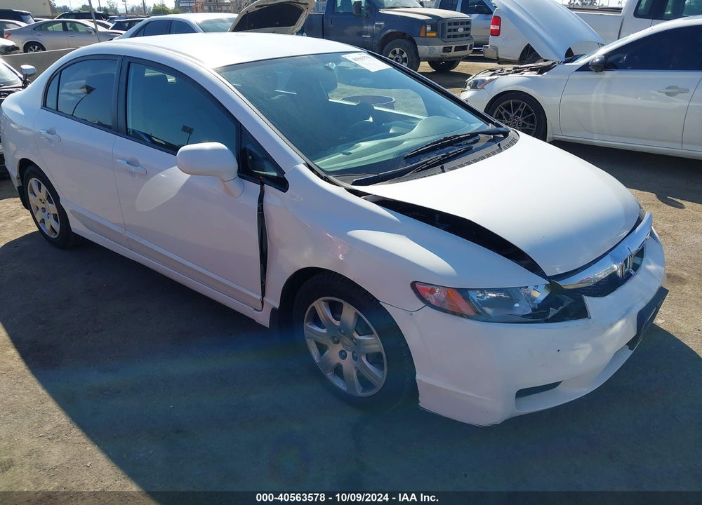 2010 HONDA CIVIC LX VIN: 19XFA1F58AE050184