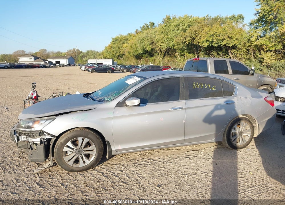2013 HONDA ACCORD LX VIN: 1HGCR2F39DA097765