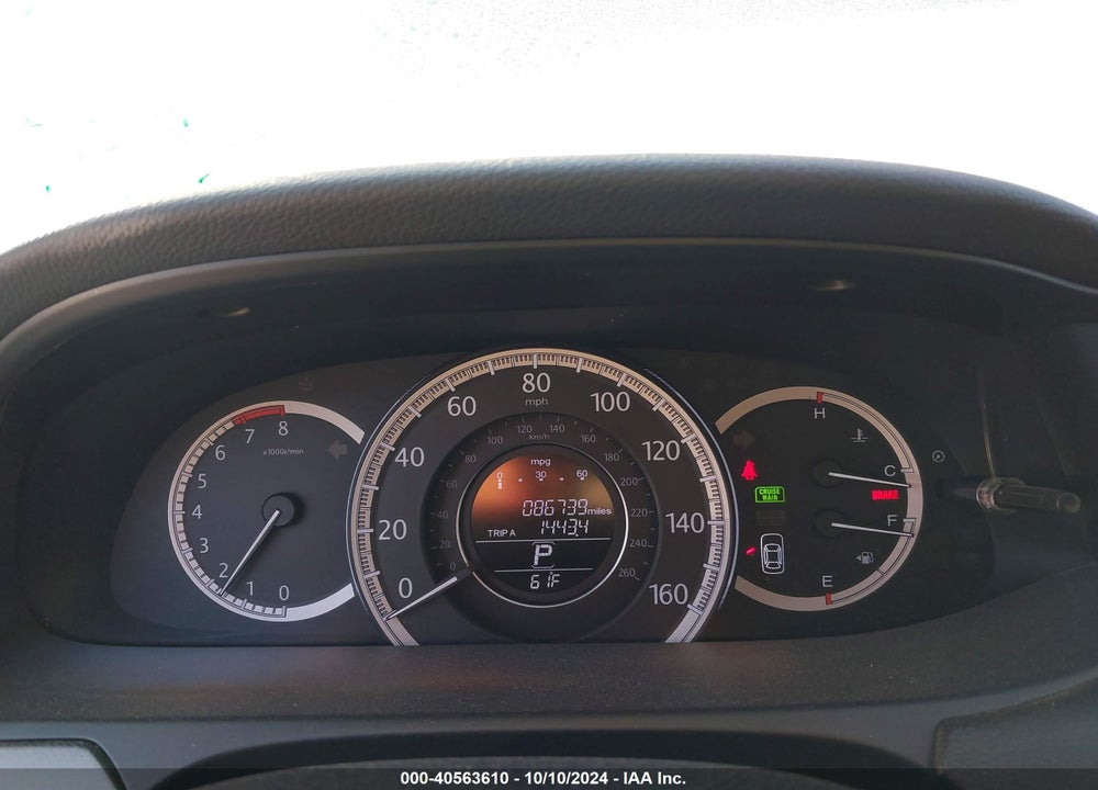 2013 HONDA ACCORD LX VIN: 1HGCR2F39DA097765