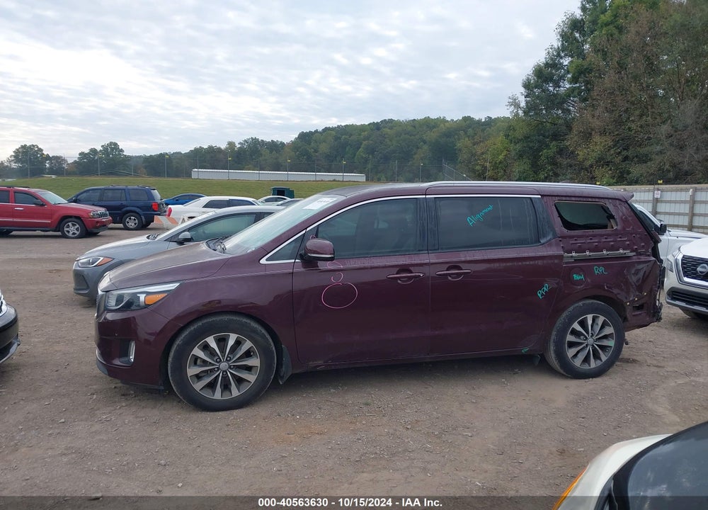 2018 KIA SEDONA SX VIN: KNDMC5C15J6374287