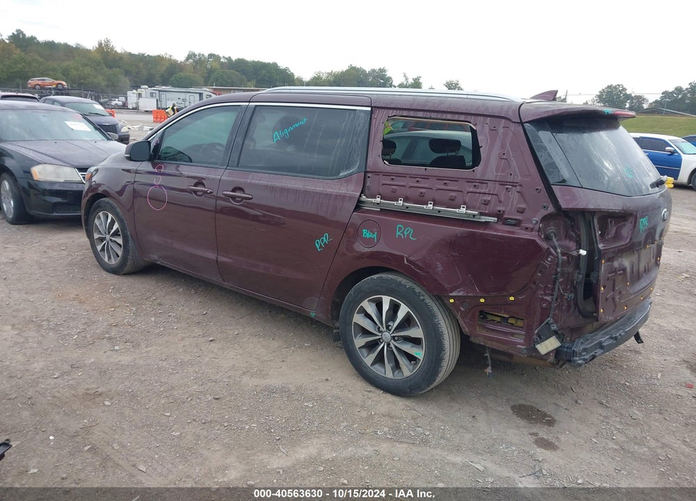 2018 KIA SEDONA SX VIN: KNDMC5C15J6374287