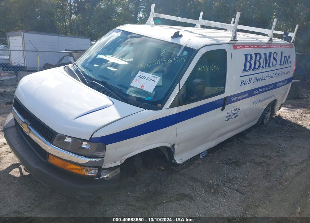 2020 CHEVROLET EXPRESS CARGO RWD 2500 REGULAR WHEELBASE WT VIN: 1GCWGAFP6L1274835
