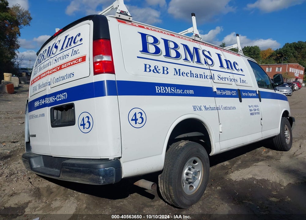 2020 CHEVROLET EXPRESS CARGO RWD 2500 REGULAR WHEELBASE WT VIN: 1GCWGAFP6L1274835