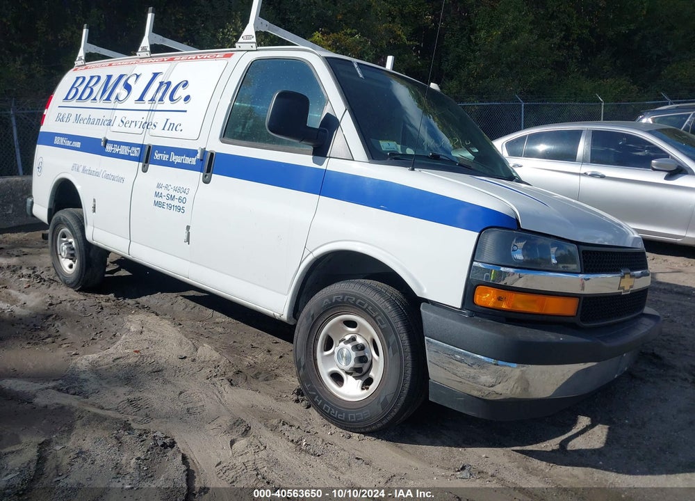 2020 CHEVROLET EXPRESS CARGO RWD 2500 REGULAR WHEELBASE WT VIN: 1GCWGAFP6L1274835