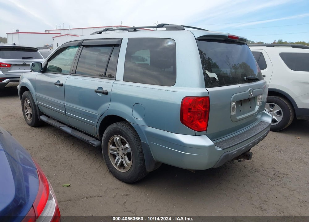 2003 HONDA PILOT EX-L VIN: 2HKYF186X3H514509