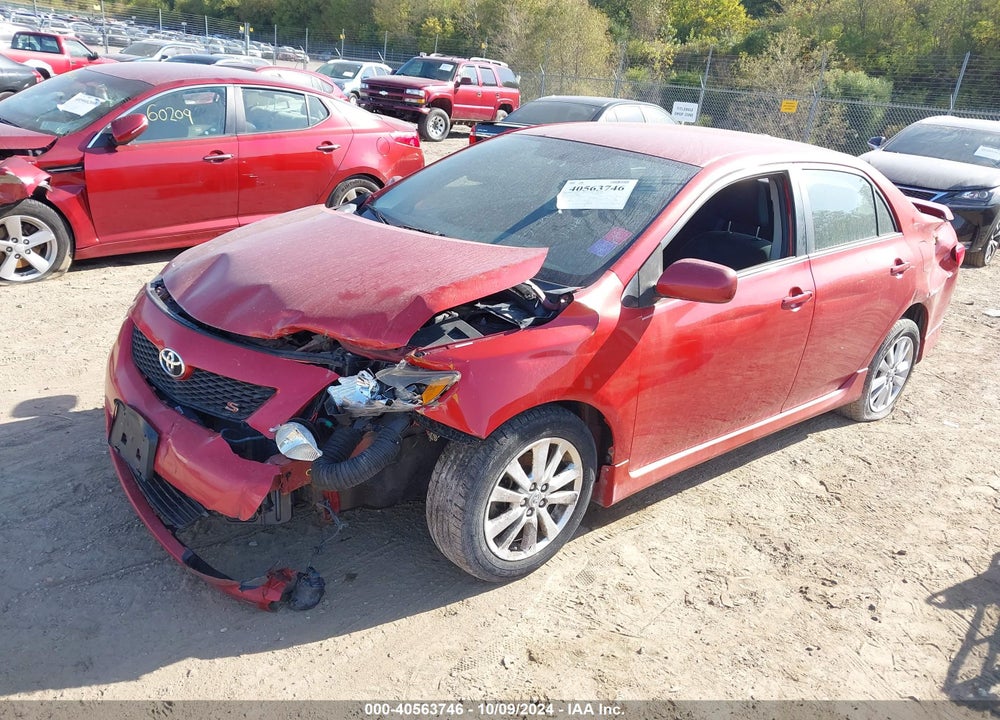 2009 TOYOTA COROLLA S VIN: 1NXBU40E09Z093796