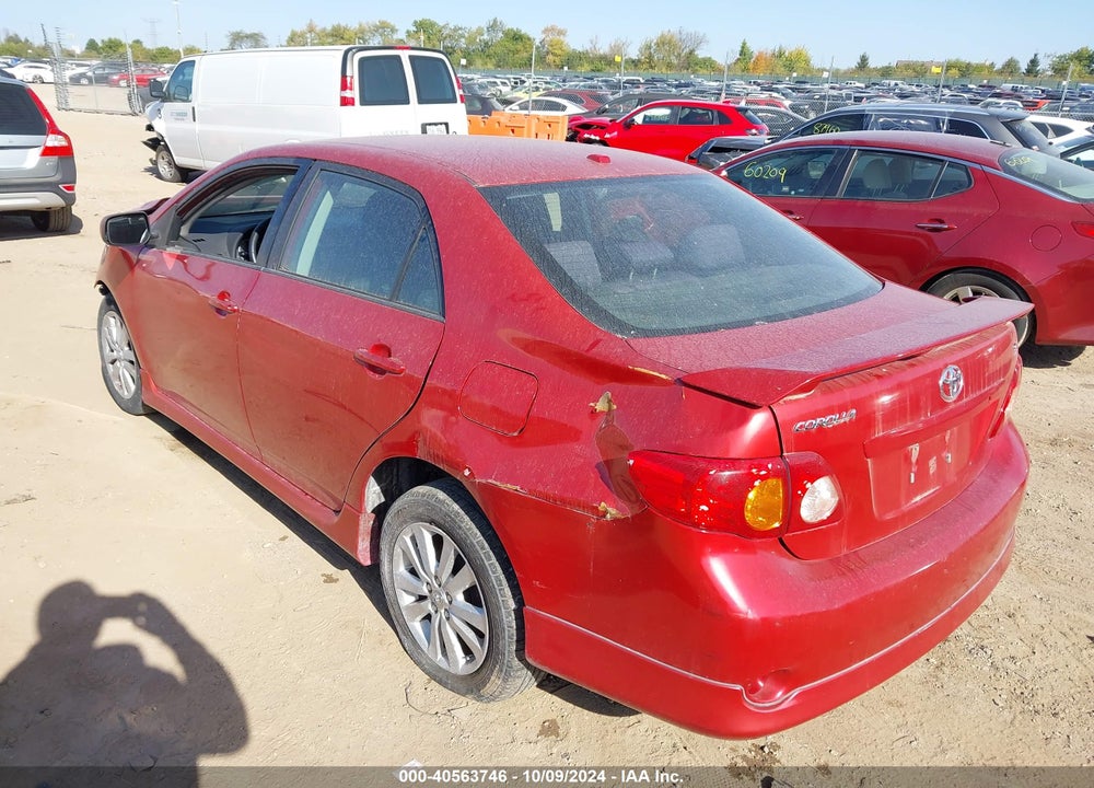 2009 TOYOTA COROLLA S VIN: 1NXBU40E09Z093796