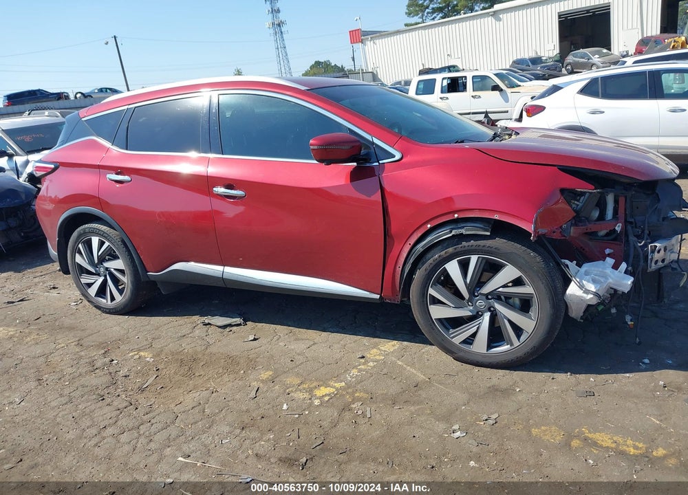 2018 NISSAN MURANO PLATINUM VIN: 5N1AZ2MG3JN159057