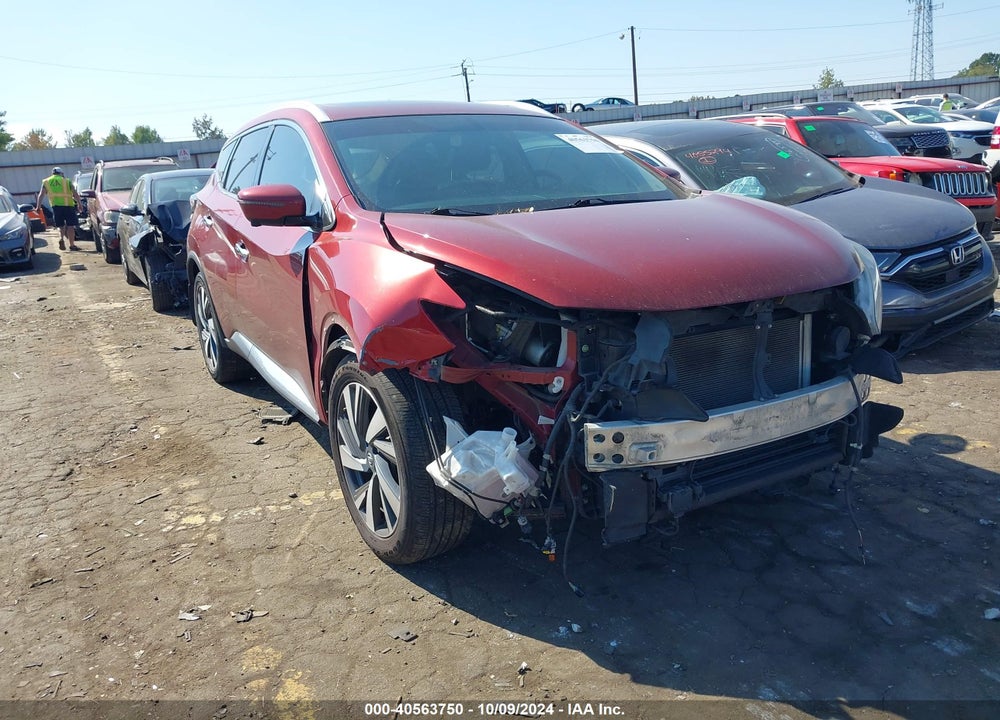 2018 NISSAN MURANO PLATINUM VIN: 5N1AZ2MG3JN159057