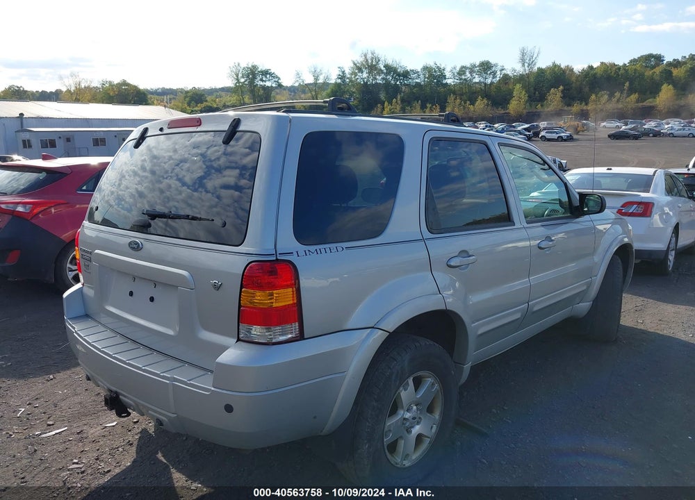 2006 FORD ESCAPE LIMITED VIN: 1FMCU94186KC25638