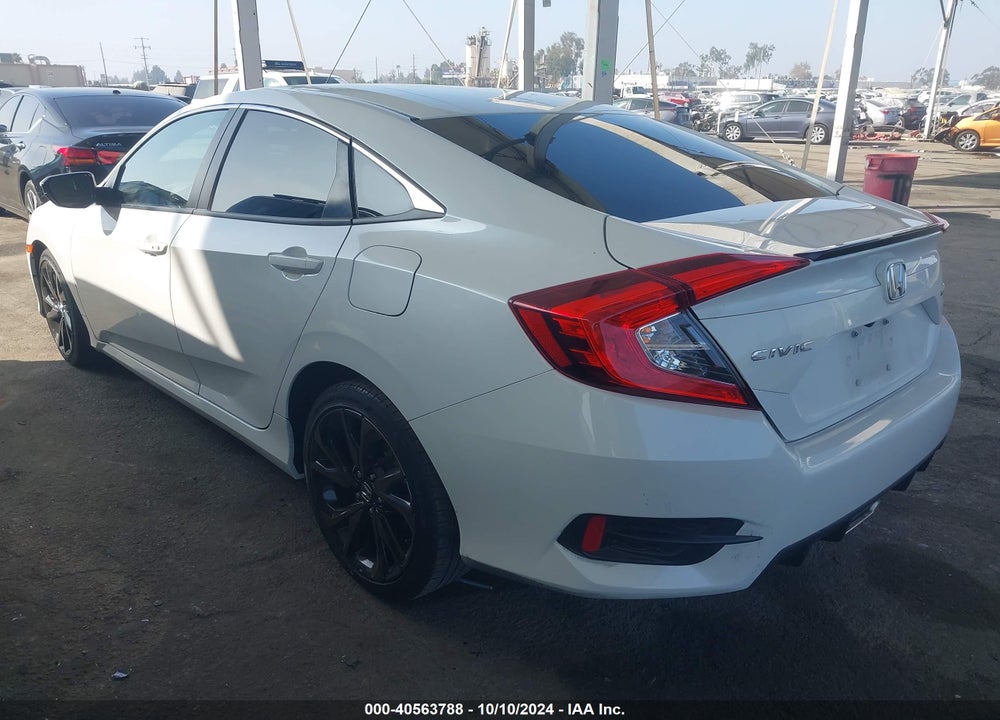 2020 HONDA CIVIC SPORT VIN: 2HGFC2F86LH596047