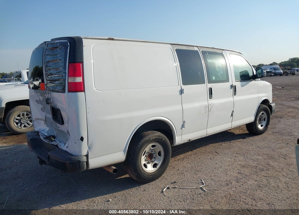 2009 GMC SAVANA 2500 WORK VAN VIN: 1GTGG25C391147820