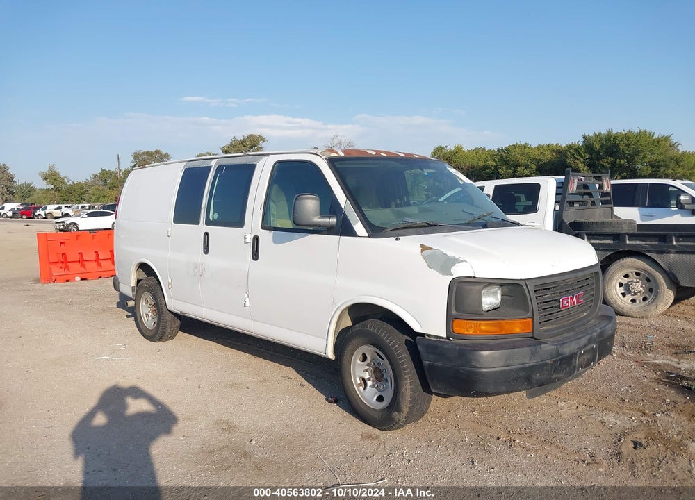 2009 GMC SAVANA 2500 WORK VAN VIN: 1GTGG25C391147820
