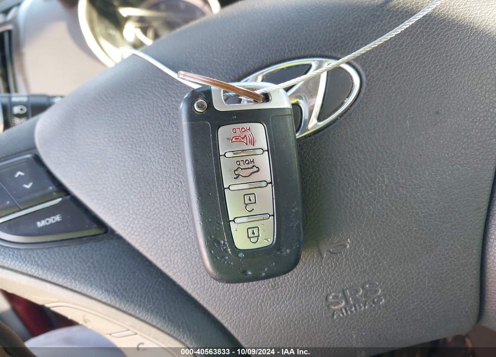 2012 HYUNDAI SONATA LIMITED VIN: 5NPEC4AC4CH464445