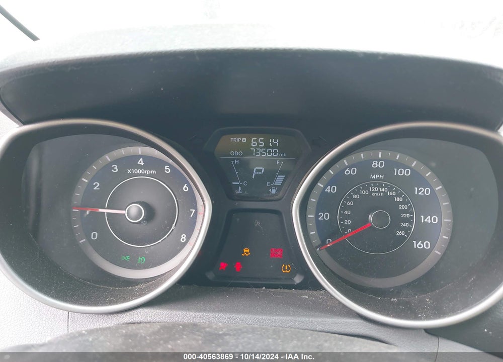 2013 HYUNDAI ELANTRA VIN: KMHDH4AE3DU965859