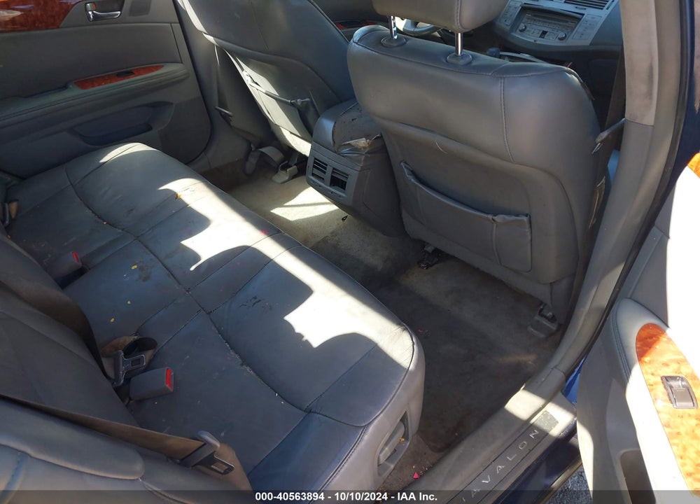 2007 TOYOTA AVALON XLS VIN: 4T1BK36B37U171319