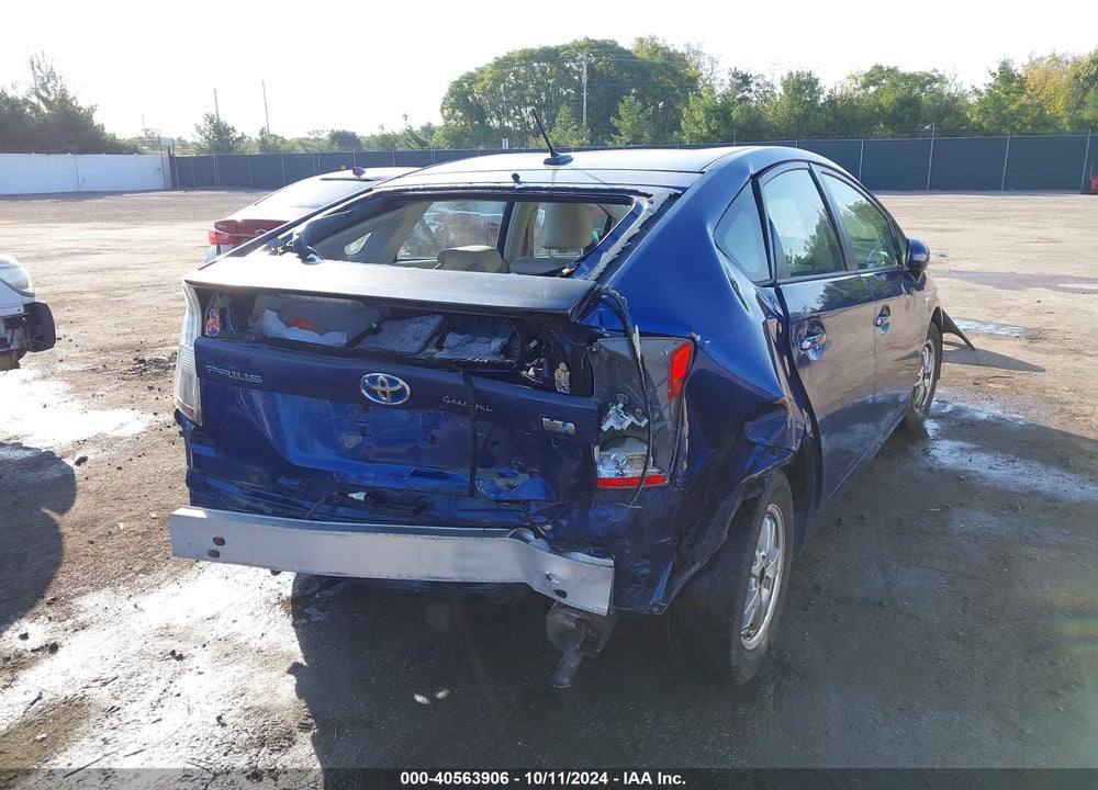 2010 TOYOTA PRIUS IV VIN: JTDKN3DU6A0014799