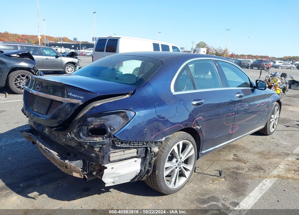 2018 MERCEDES-BENZ C 300 4MATIC VIN: WDDWF4KB2JR418884
