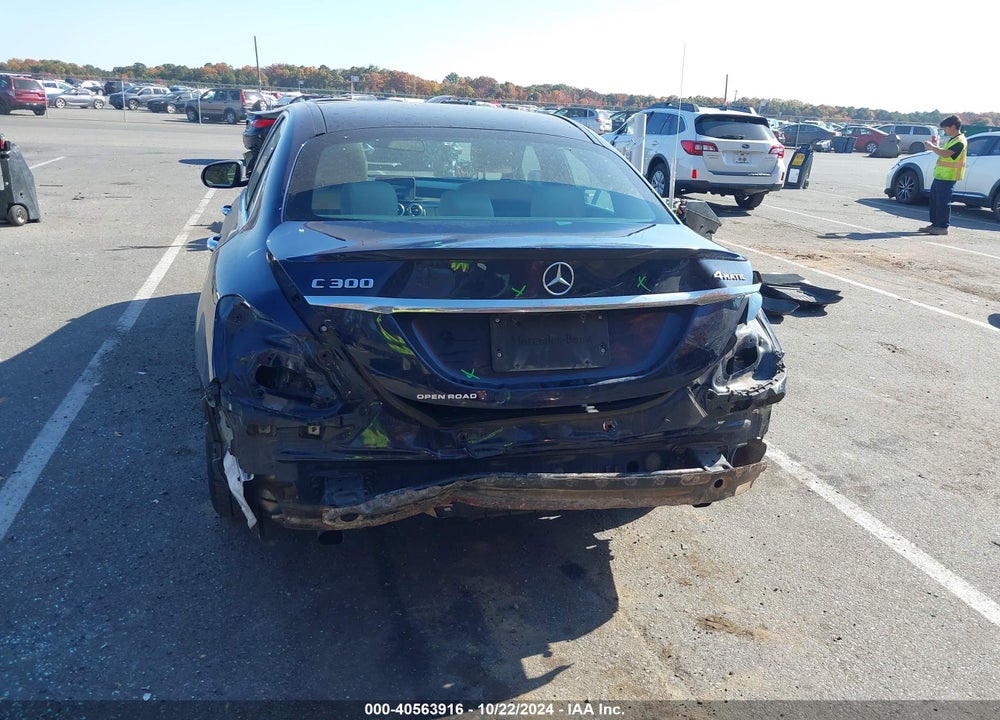 2018 MERCEDES-BENZ C 300 4MATIC VIN: WDDWF4KB2JR418884